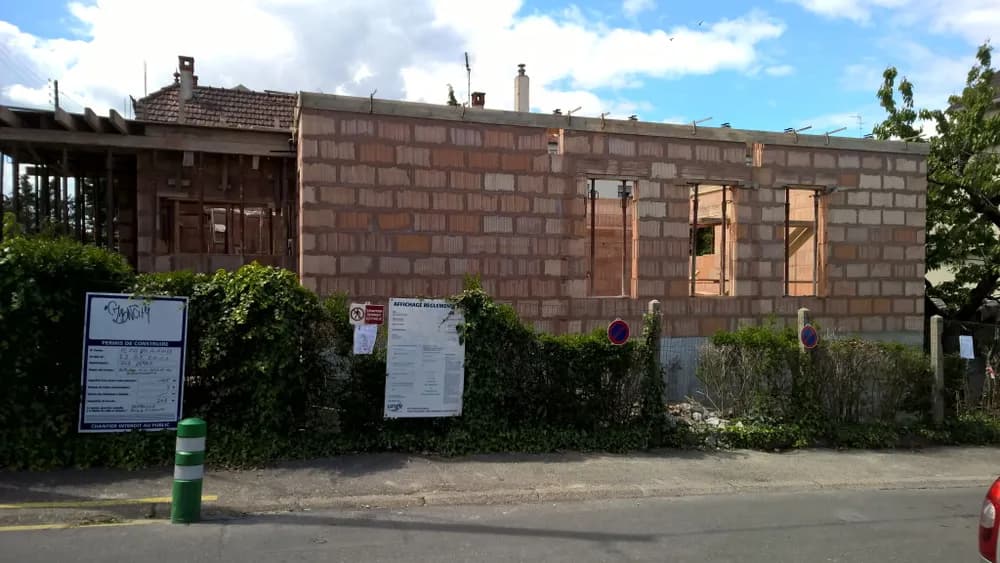 Maison en construction