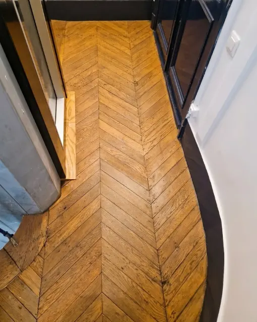 Parquet point de Hongrie renove
