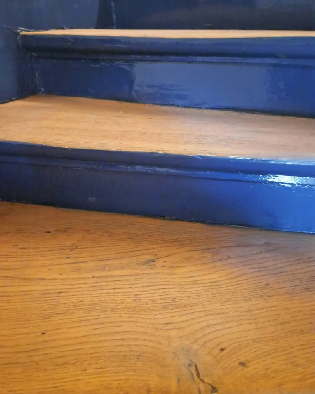 Peinture des contremarches finition soignee