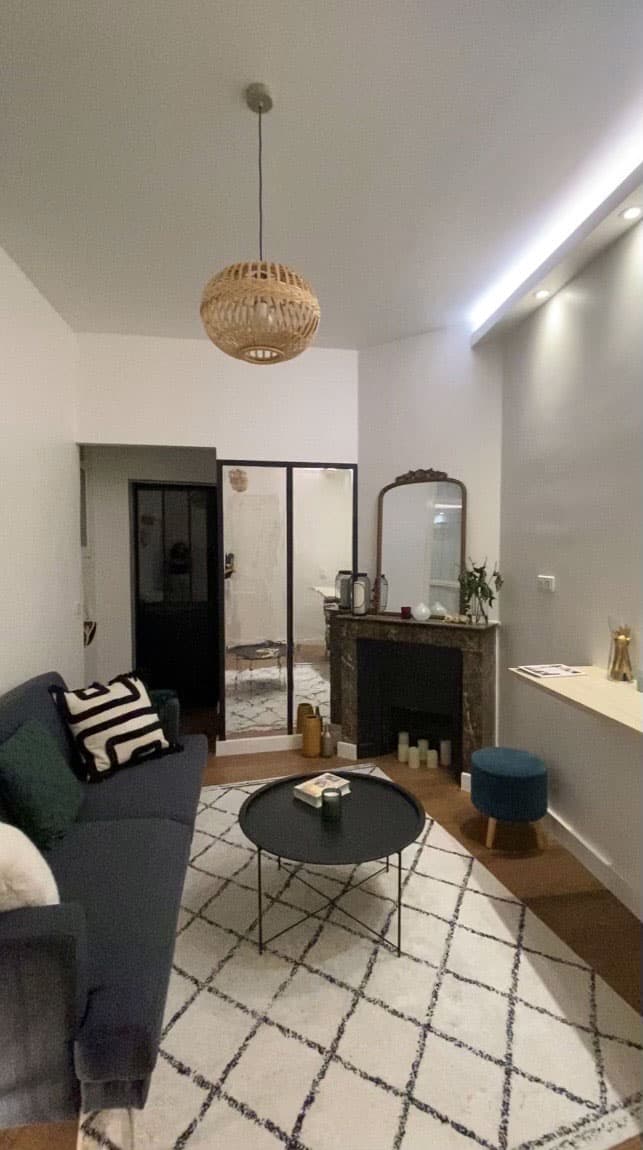 photo intérieur appartement Parisien redécoré