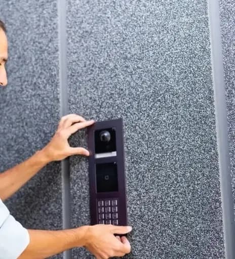 Visiophone avec contrôle d'accès