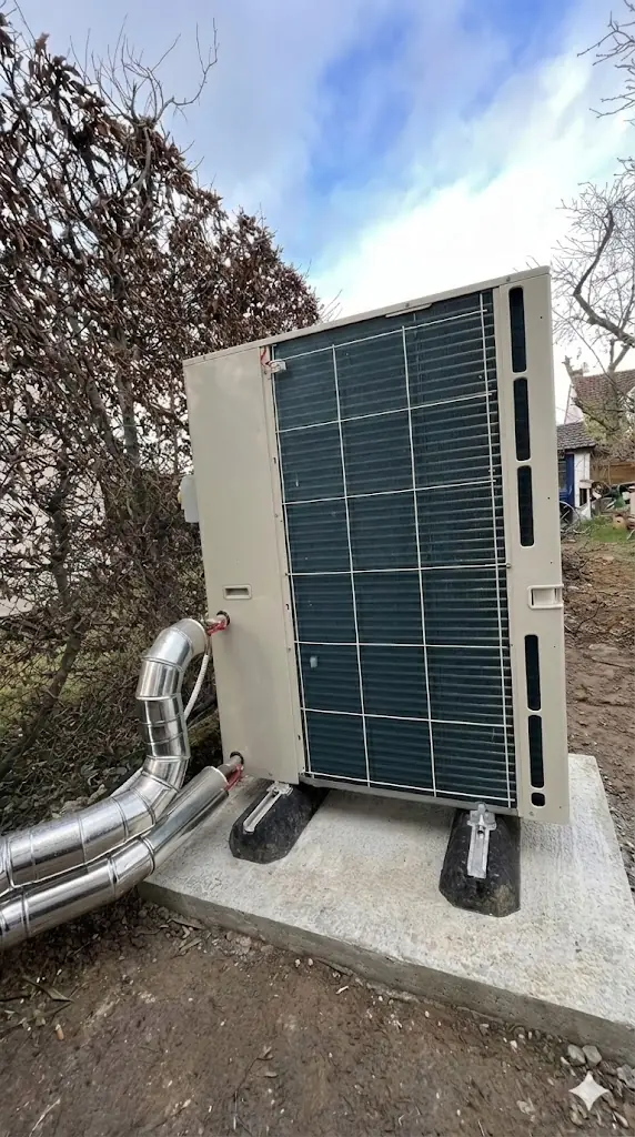 Installation de la pompe à chaleur
